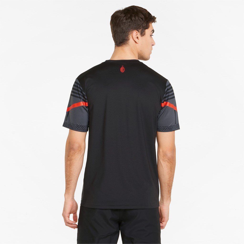 Puma ACM Prematch Jersey Herre Svarte Rød | 805BKJAOQ