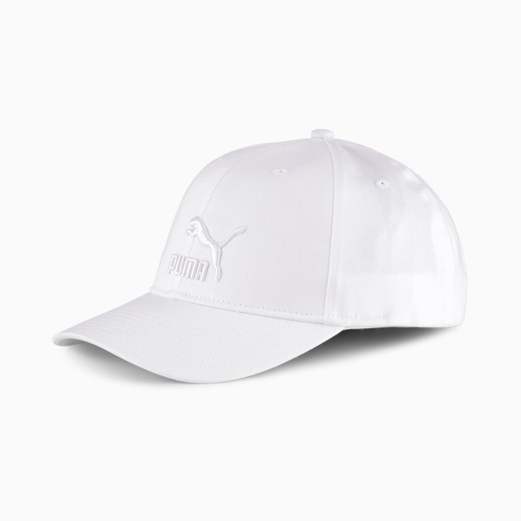 Puma Archive Logo Baseball Hatt Herre Hvite Hvite | 057FENYZL