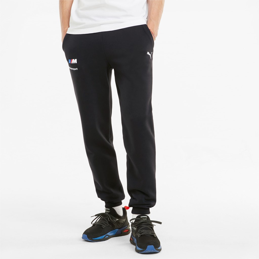 Puma BMW M Motorsport Essentials Sweatpants Herre Svarte | TO5812439