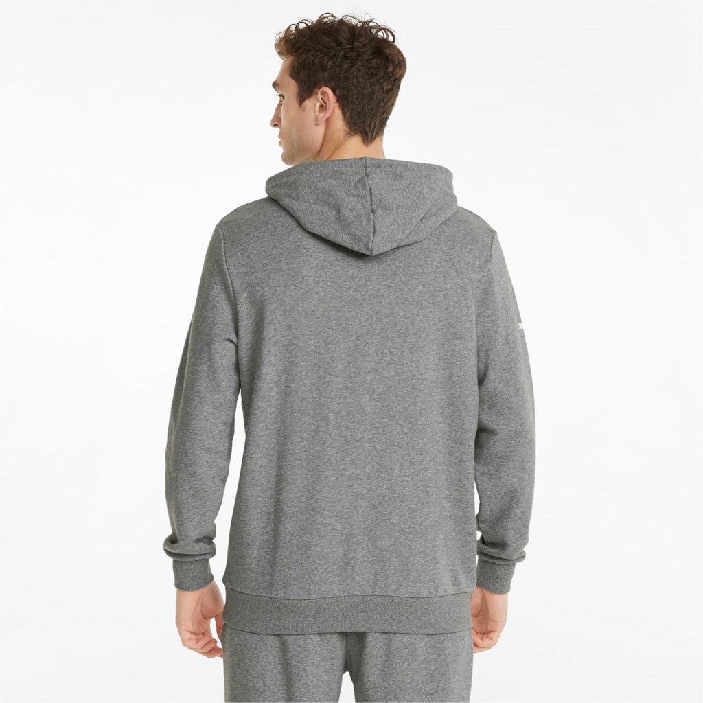 Puma BMW M Motorsport Essentials Trenings Hettegensere Herre Medium Gray Heather | 365TLMXGE