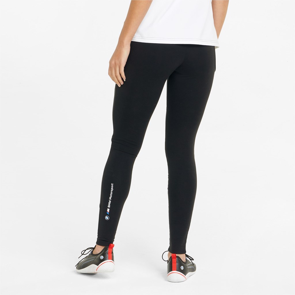 Puma BMW M Motorsport Statement Leggings Dame Svarte | 197AGSEXZ