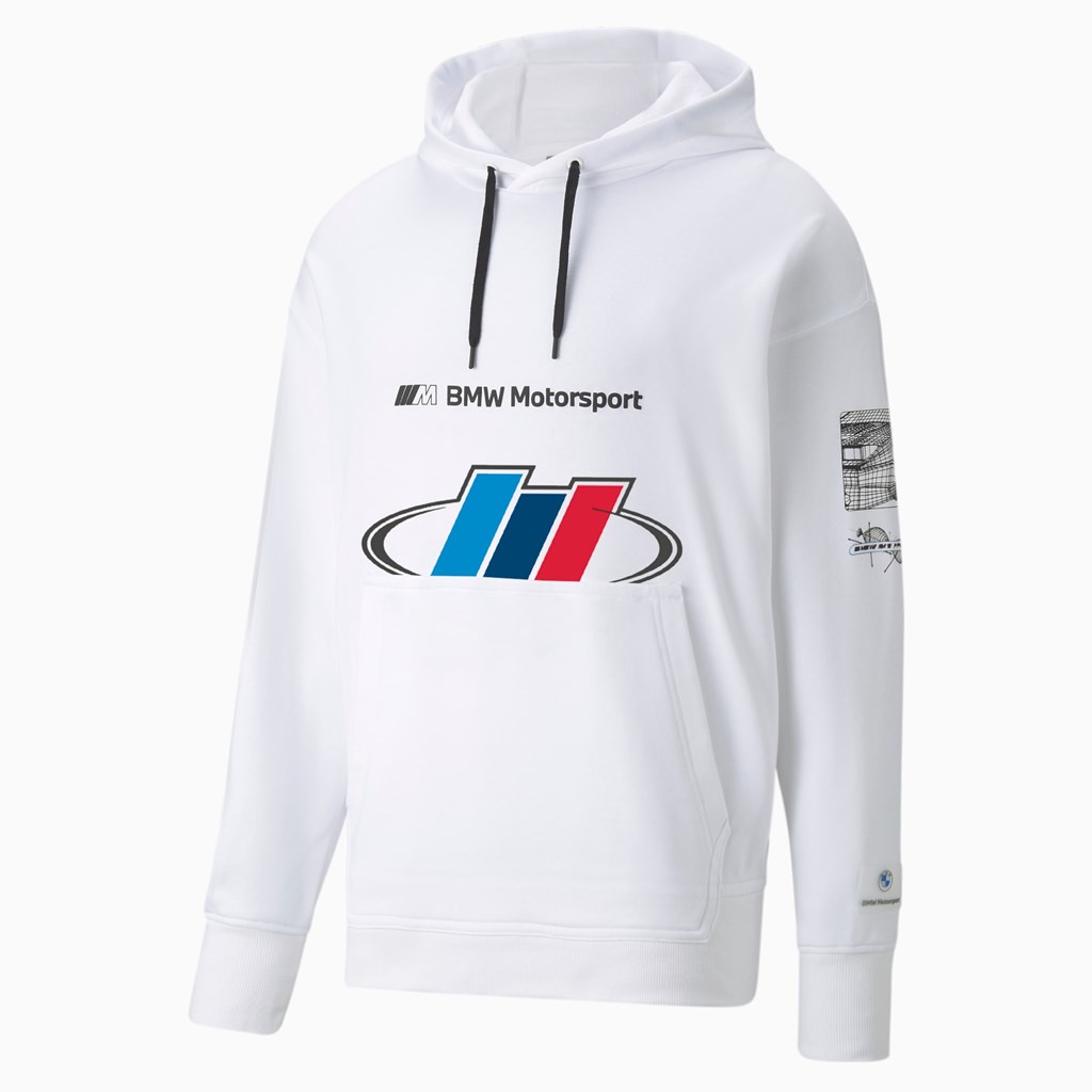 Puma BMW M Motorsport Street Hettegensere Herre Hvite | 092JFPXLS