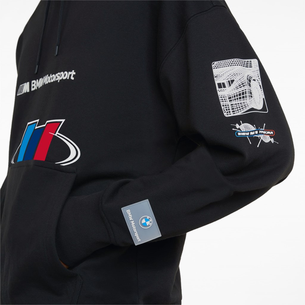 Puma BMW M Motorsport Street Hettegensere Herre Svarte | 608MJHWGE