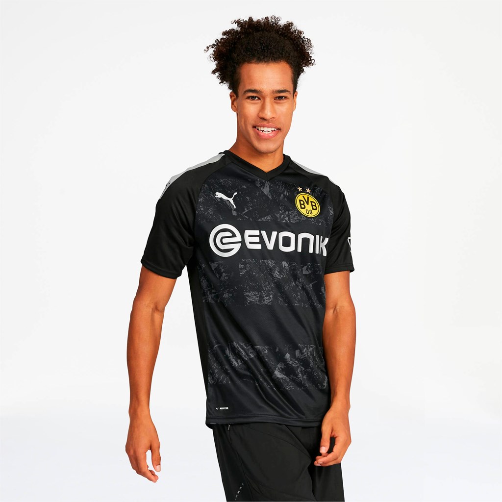 Puma BVB Away Replica Jersey Herre Svarte | 584NQXETZ