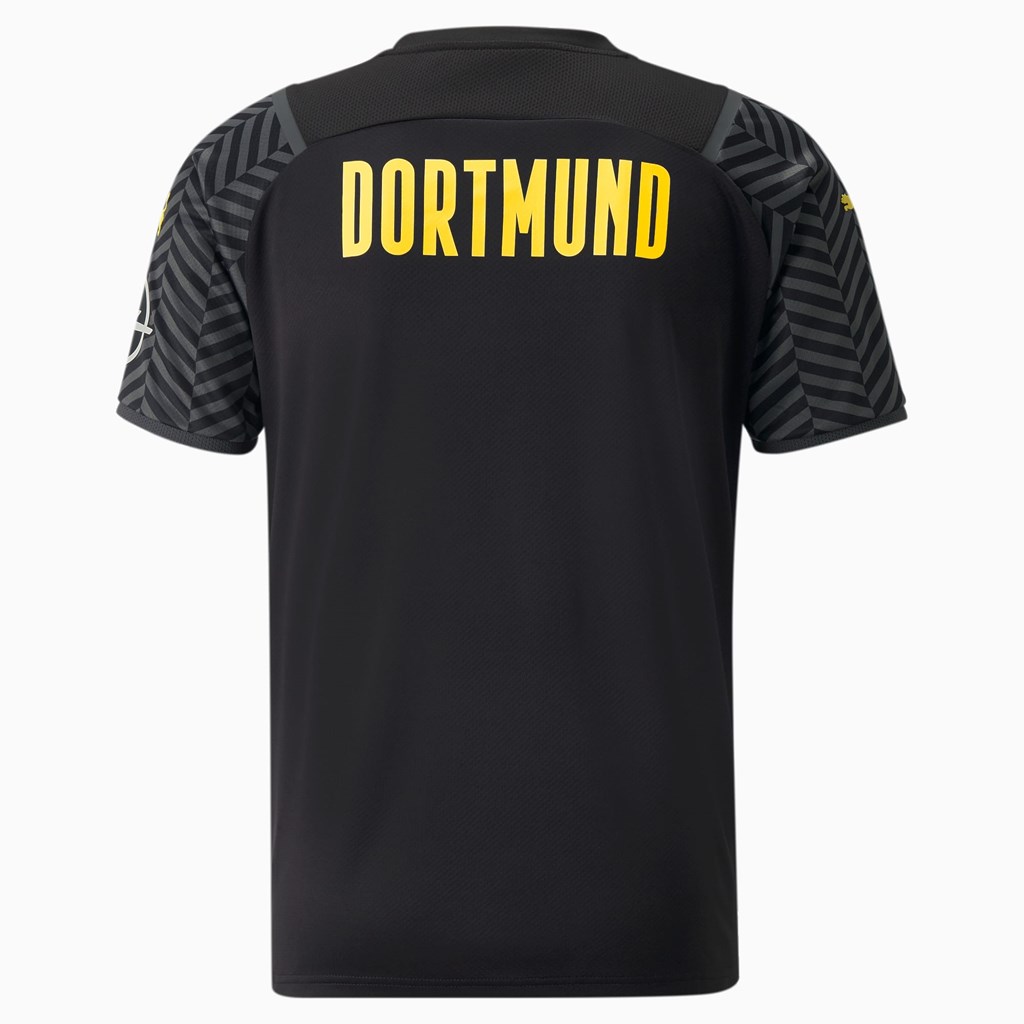 Puma BVB Away Replica Jersey Herre Svarte | 836CHJQNO