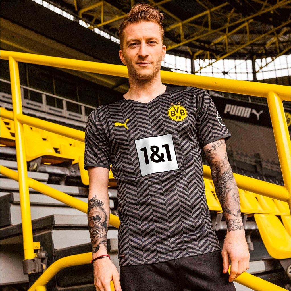 Puma BVB Away Replica Jersey Herre Svarte | 836CHJQNO