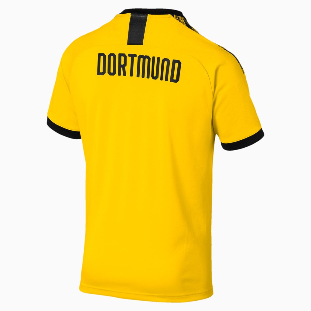 Puma BVB Home Replica Jersey Herre Gul Svarte | 732AOKRNW