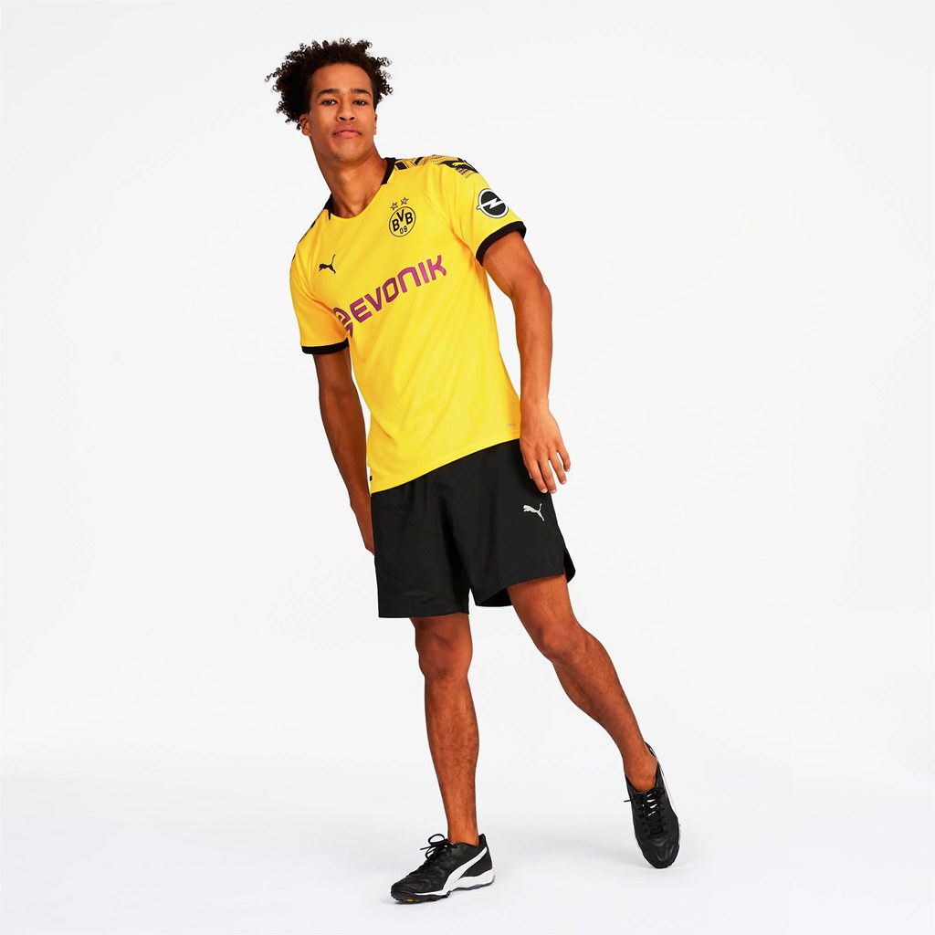 Puma BVB Home Replica Jersey Herre Gul Svarte | 732AOKRNW