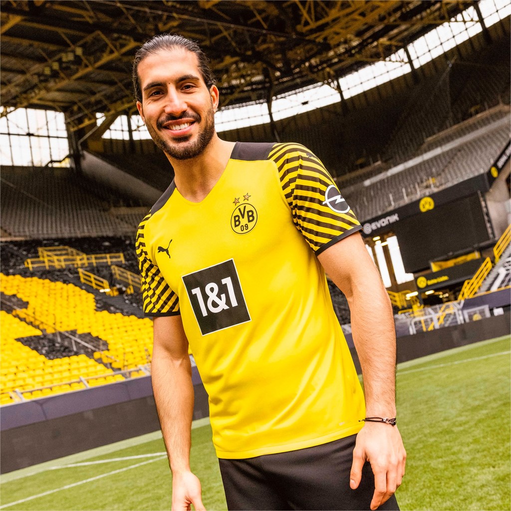 Puma BVB Home Replica Jersey Herre Gul Svarte | 916WPTMVN