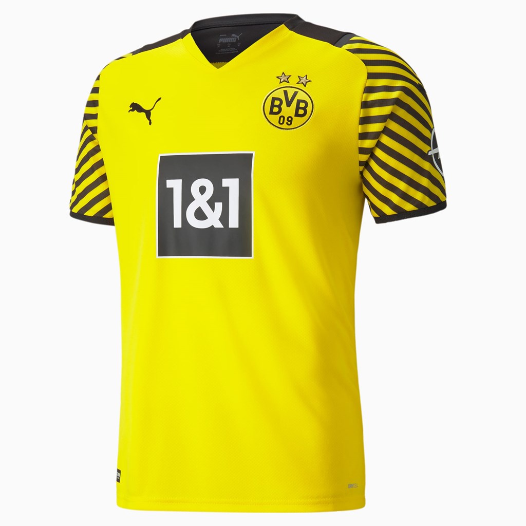 Puma BVB Home Replica Jersey Herre Gul Svarte | 916WPTMVN