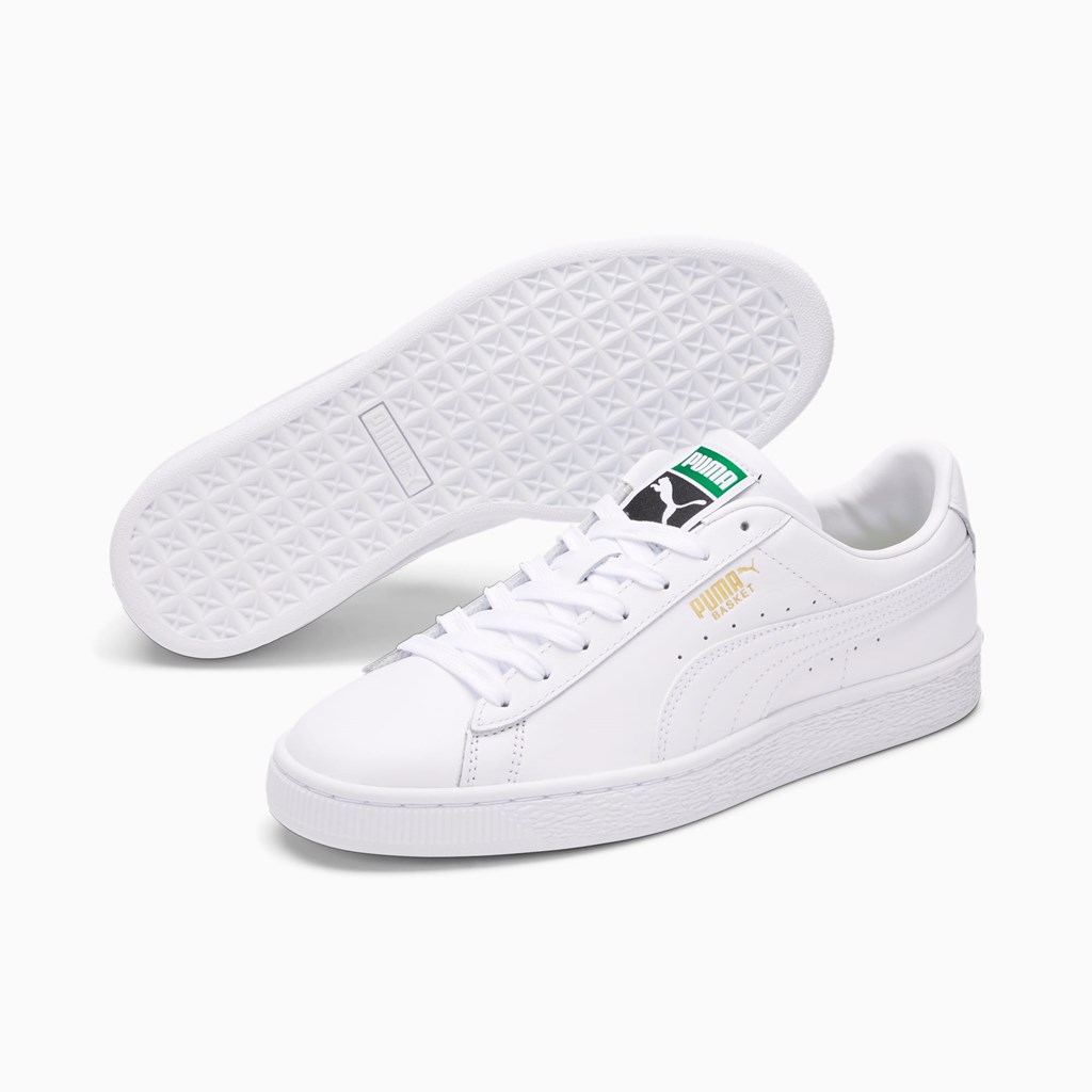 Puma Basket Classic XXI Joggesko Dame Hvite Hvite | XW4207863