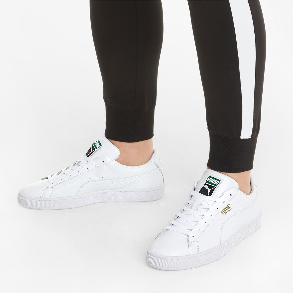 Puma Basket Classic XXI Joggesko Herre Hvite Hvite | LD1497826