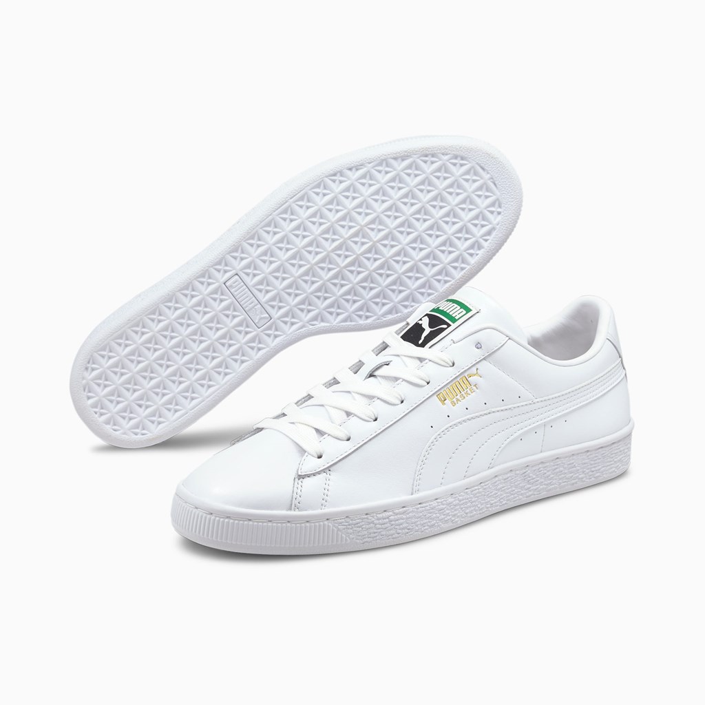 Puma Basket Classic XXI Joggesko Herre Hvite Hvite | LD1497826