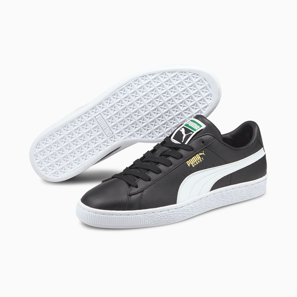 Puma Basket Classic XXI Joggesko Herre Svarte Hvite | WQ7283491