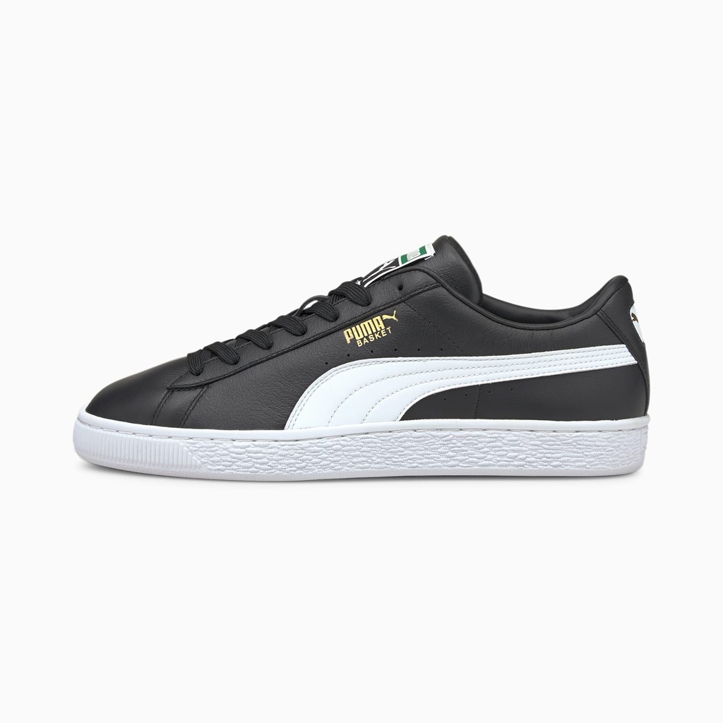 Puma Basket Classic XXI Joggesko Herre Svarte Hvite | WQ7283491