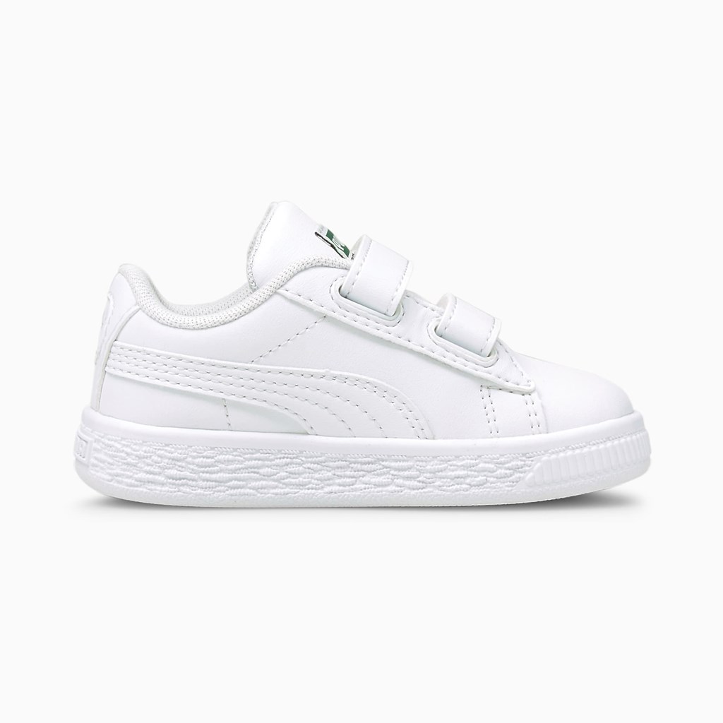 Puma Basket Classic XXI Toddler Joggesko Gutt Hvite Hvite | IW6537894