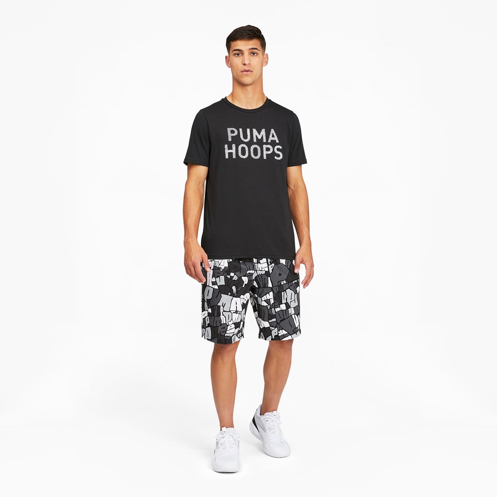 Puma Booster Basketball Shorts Herre Svarte | FM7325109