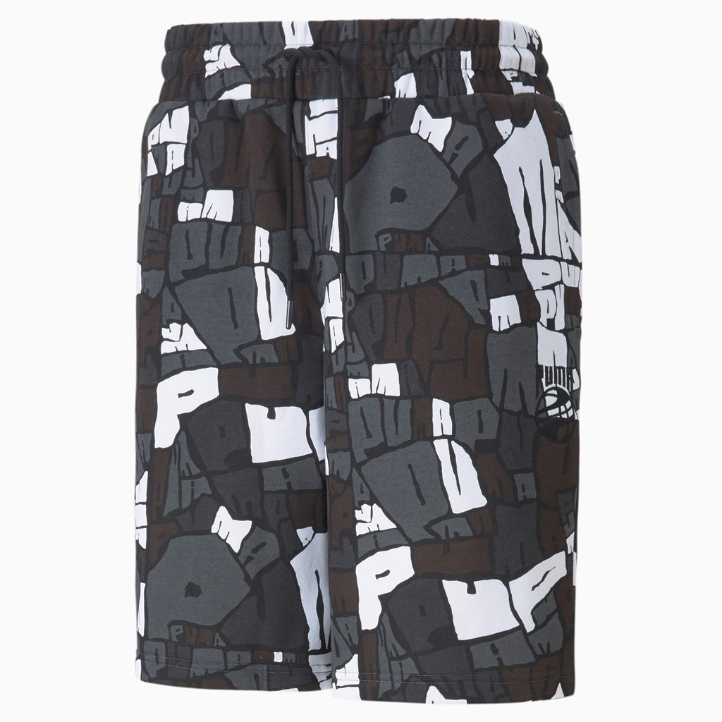 Puma Booster Basketball Shorts Herre Svarte | FM7325109