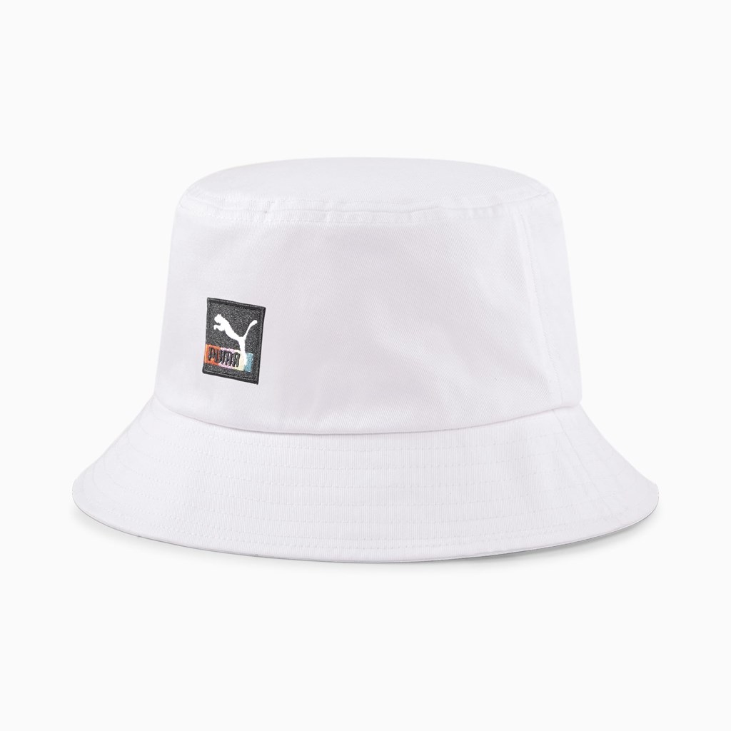 Puma Bucket Hatt Dame Hvite | 402EJQPTV