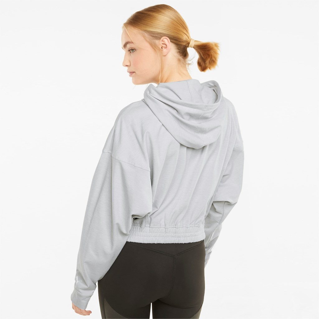 Puma CLOUDSPUN Full-Zip Trenings Hettegensere Dame Nimbus Cloud Heather | 078VKDUEJ