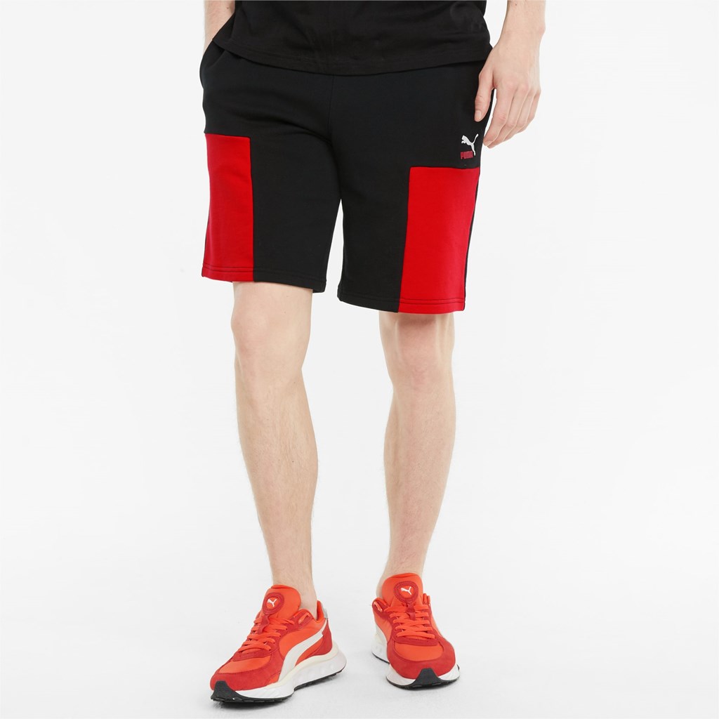 Puma CLSX Shorts Herre Svarte | JI5260473