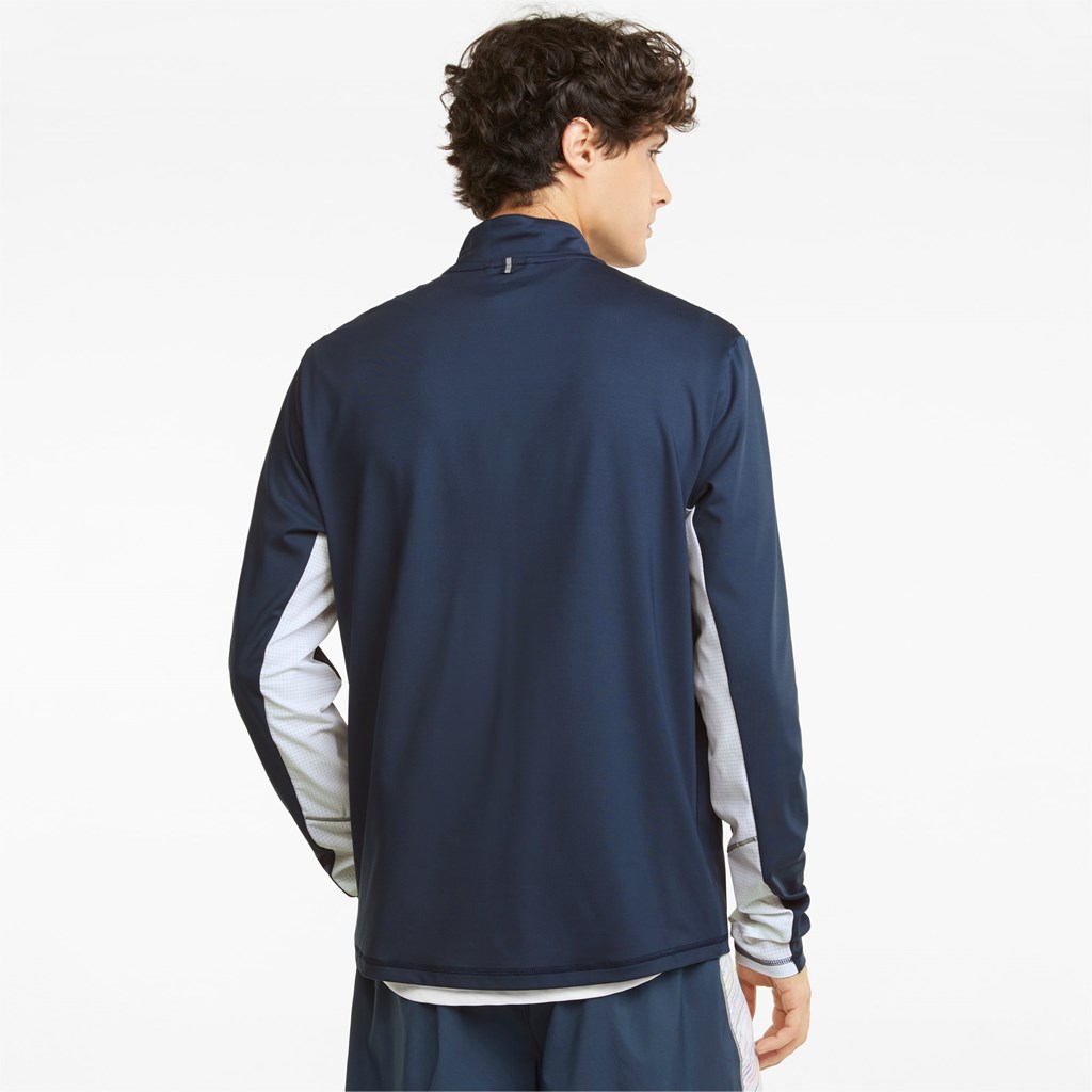 Puma COOLADAPT Half-Zip Løpetopp Herre Grønn | YI4381576