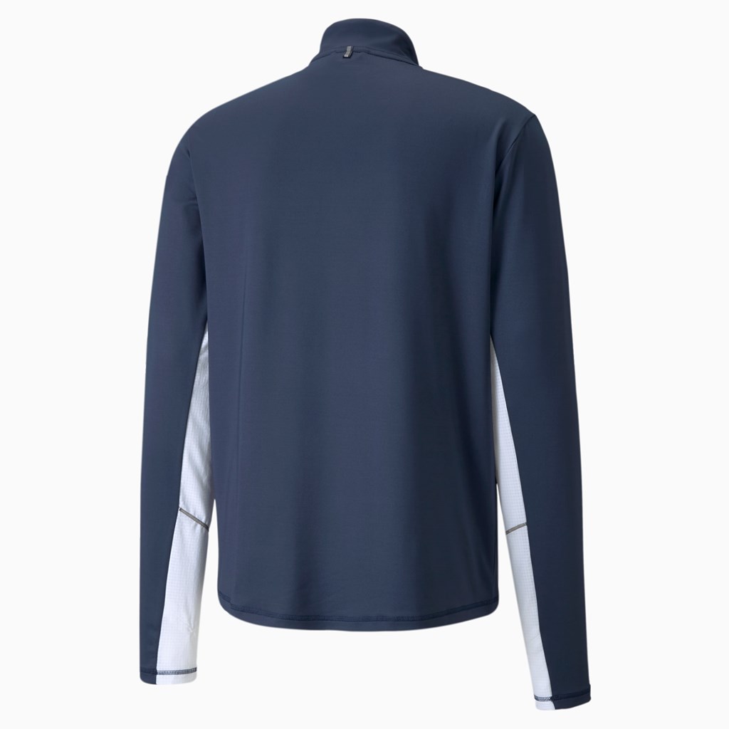 Puma COOLADAPT Half-Zip Løpetopp Herre Grønn | YI4381576