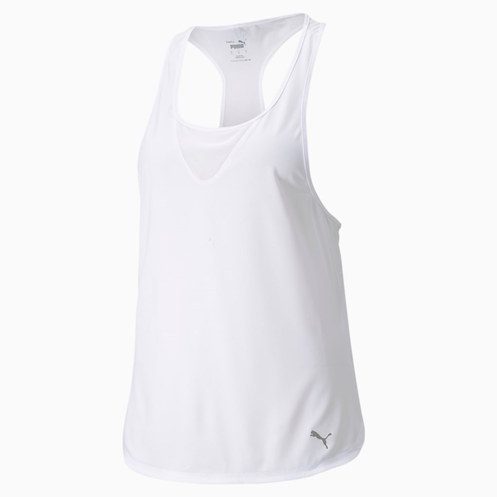 Puma COOLADAPT Jogge Tank Top Tank Tops Dame Hvite | JT7463950