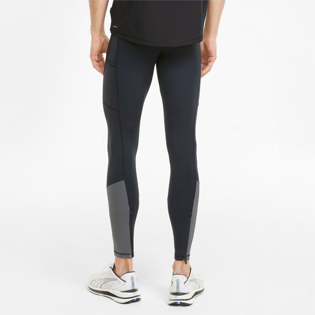 Puma COOLADAPT Long Jogge Tights Herre Svarte | YX9175048