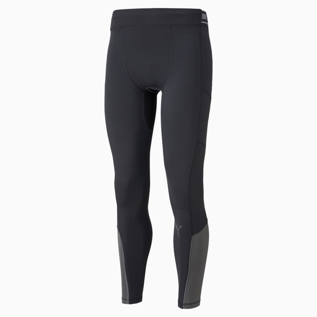 Puma COOLADAPT Long Jogge Tights Herre Svarte | YX9175048