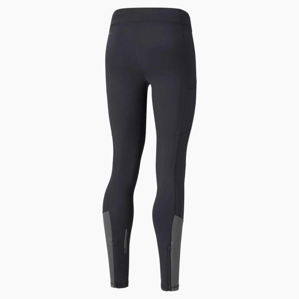 Puma COOLADAPT Long Jogge Tights Herre Svarte | YX9175048