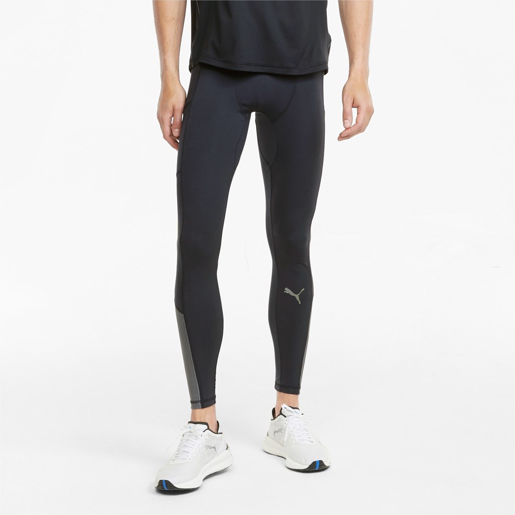 Puma COOLADAPT Long Jogge Tights Herre Svarte | YX9175048