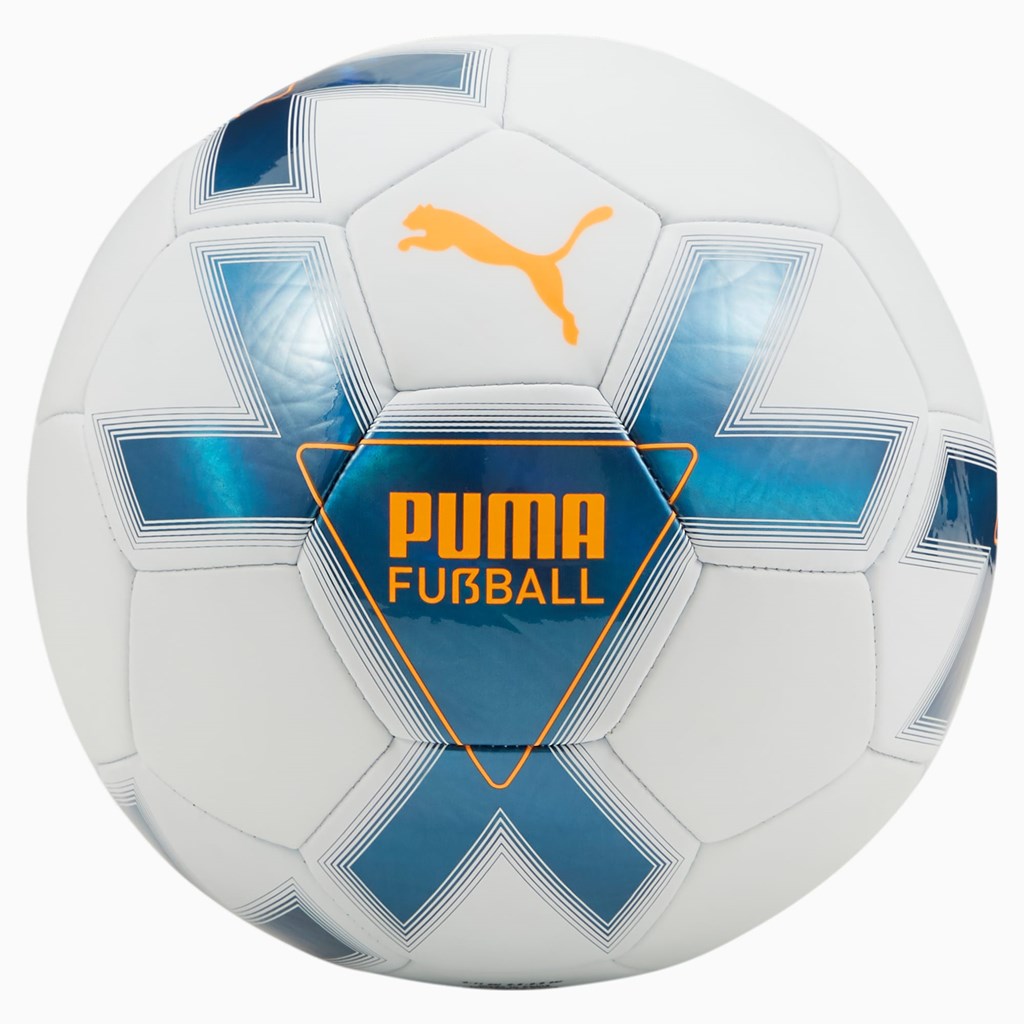 Puma Cage Trenings Ball Dame Blå Hvite Oransje | 537GUXRPZ