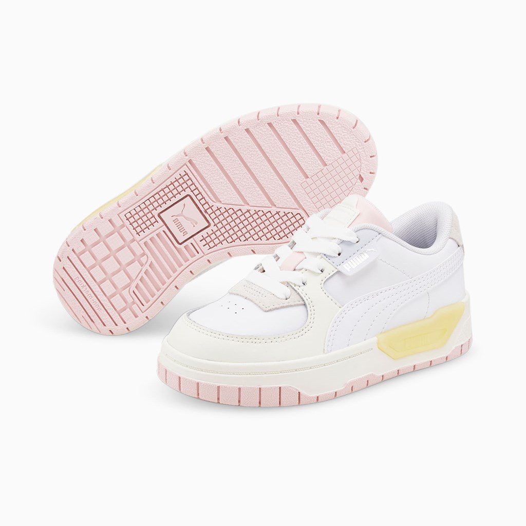 Puma Cali Dream Little Joggesko Jente Hvite Rosa | US2913456