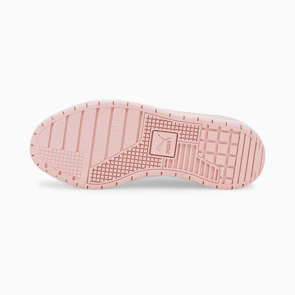 Puma Cali Dream Lær Joggesko Dame Rosa Hvite | GD7218603