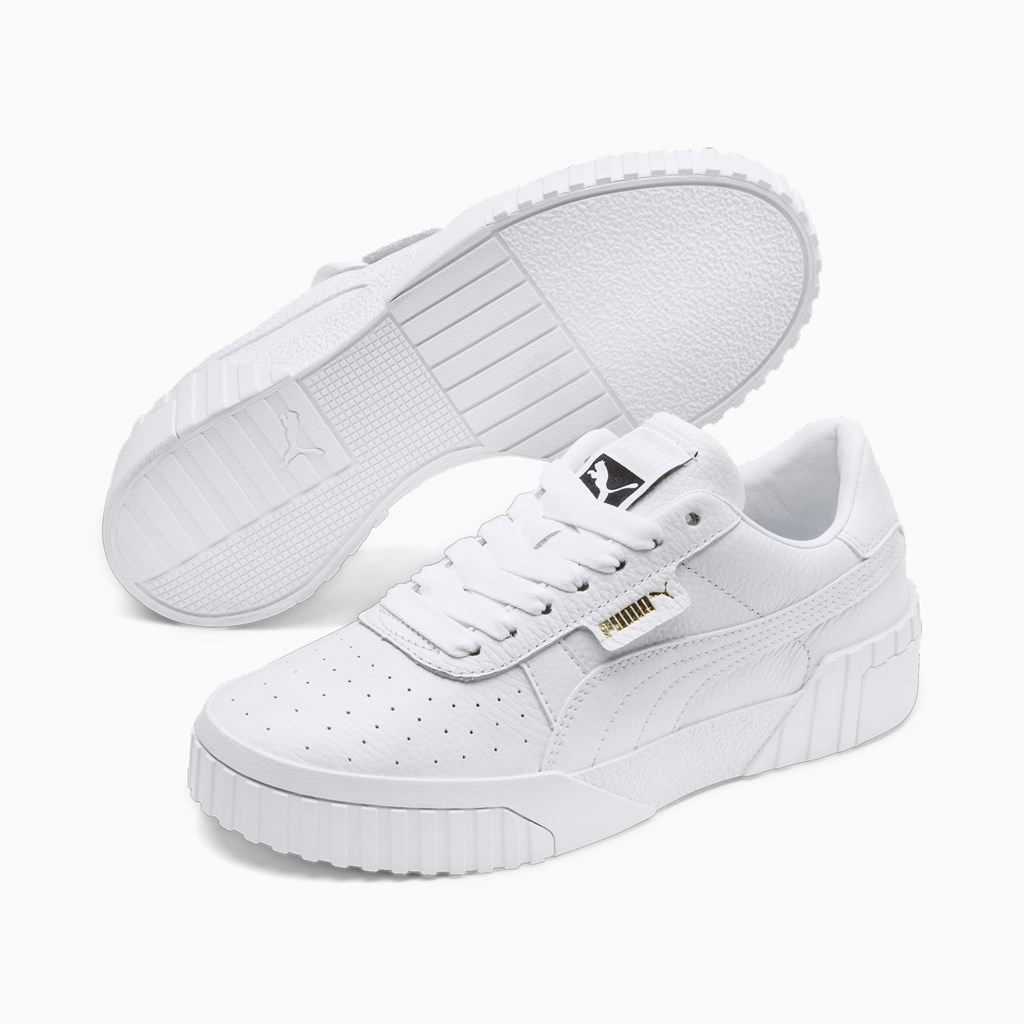 Puma Cali Joggesko Dame Hvite Hvite | VC3967452