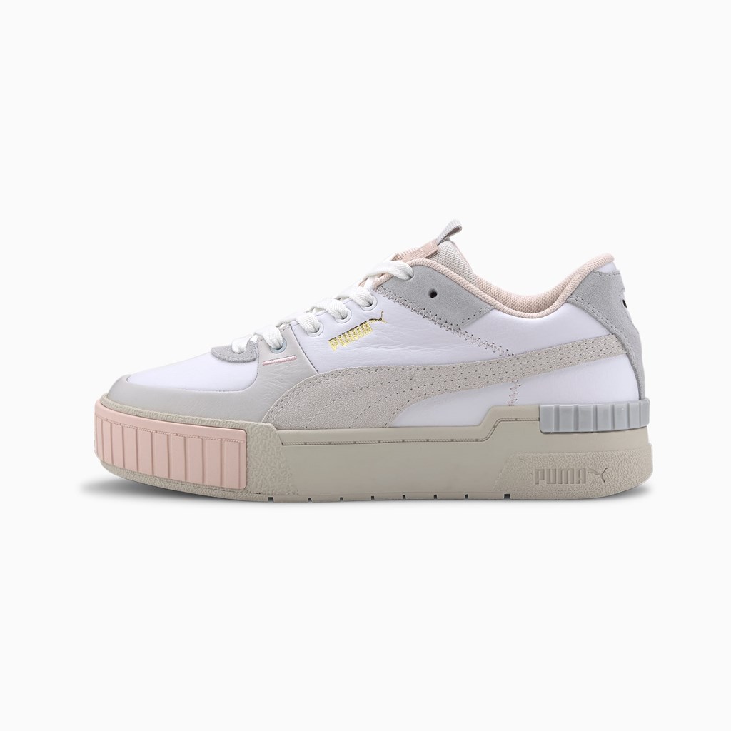 Puma Cali Sports Mix Joggesko Dame Hvite | IL2975043