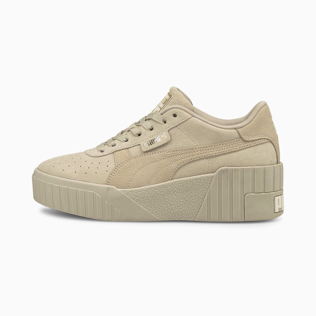 Puma Cali Wedge Tonal Joggesko Dame Gull | AD6290315