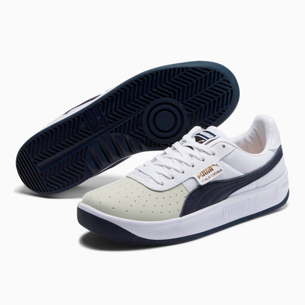 Puma California Vanlige Joggesko Herre Hvite Hvite | NG7986025