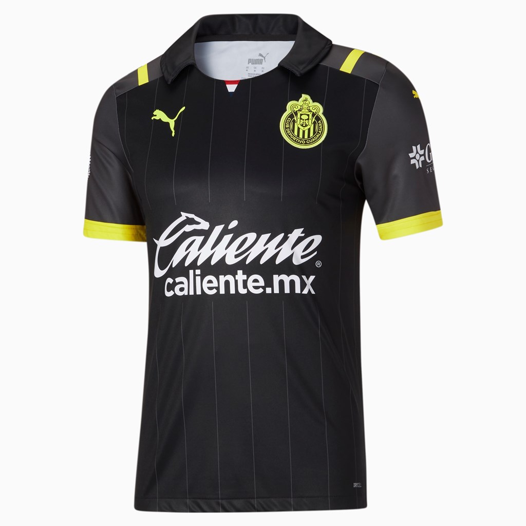 Puma Chivas Away Replica 21-22 Skjorte Herre Svarte | FG8297643