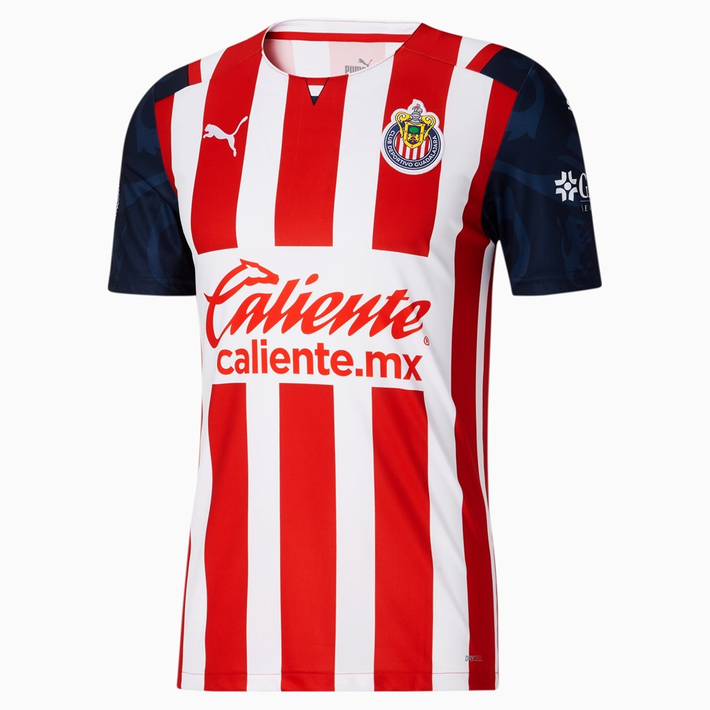 Puma Chivas Home Replica 21-22 Skjorte Herre Rød | MQ7869410