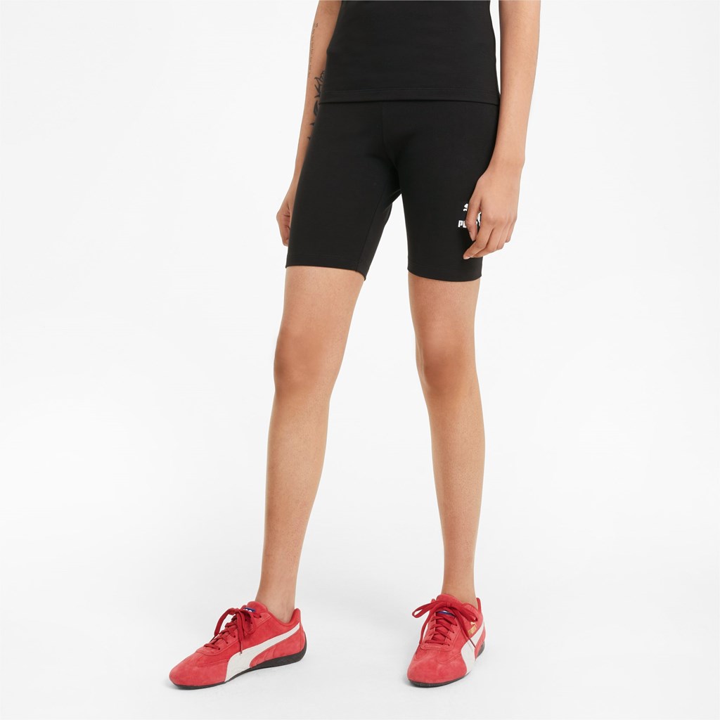 Puma Classics Bike Shorts Dame Svarte | FI7091234