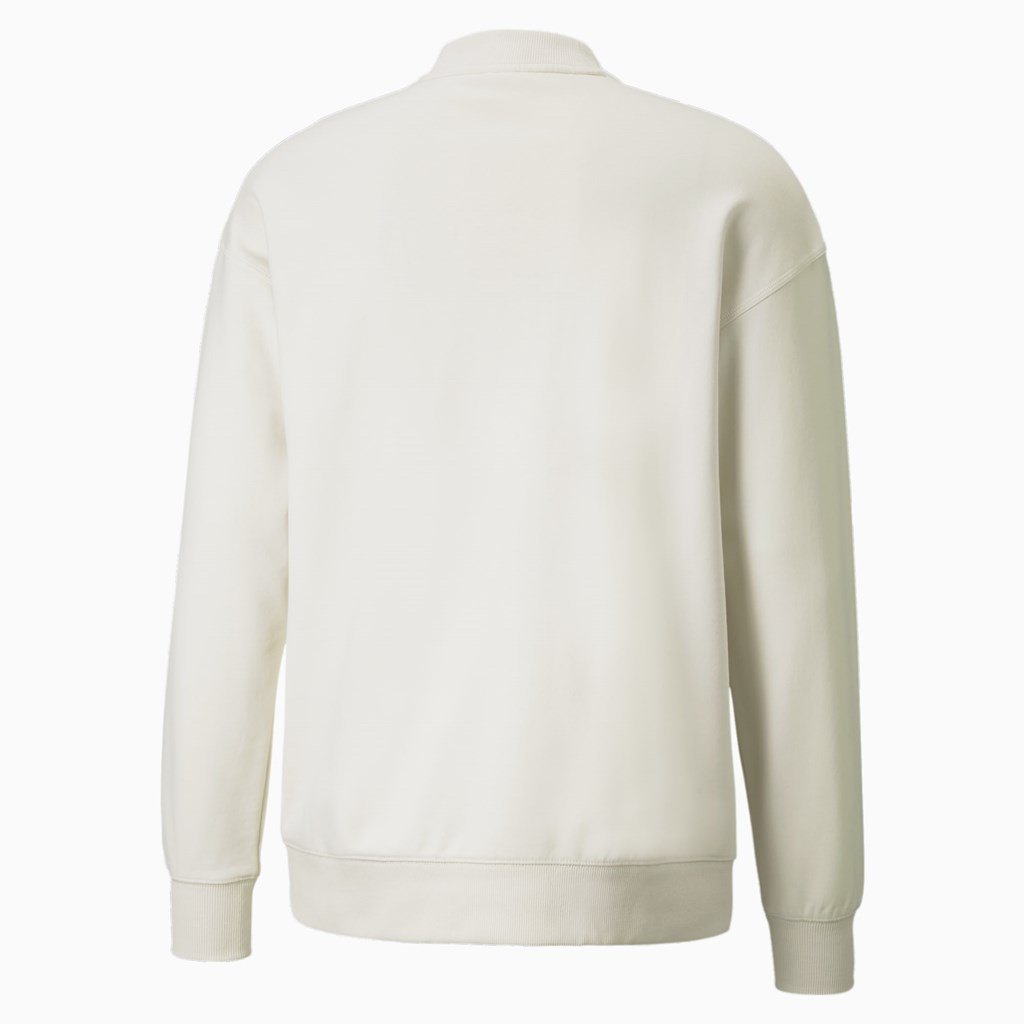 Puma Classics High Crew Neck Gensere Herre Ivory Glow | CI0276985