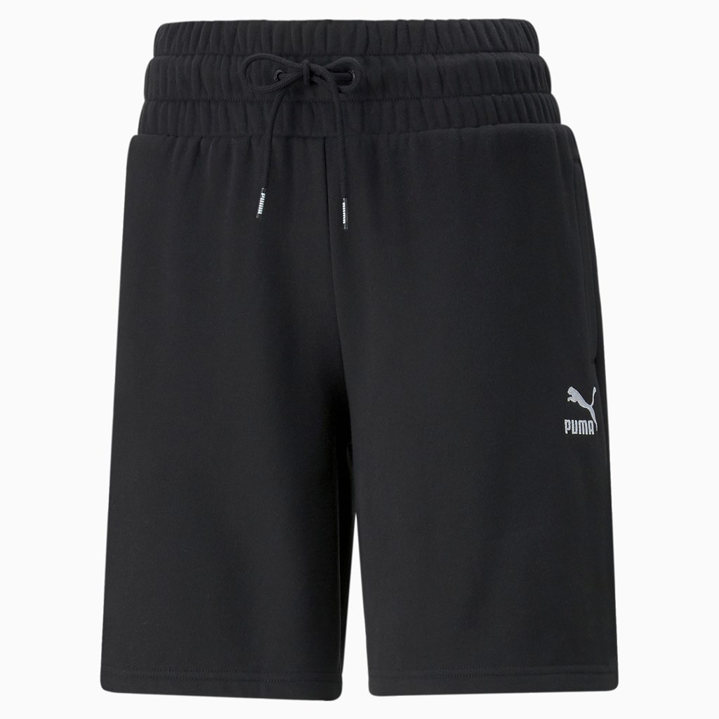 Puma Classics High-Liv Shorts Dame Svarte | IB3514926