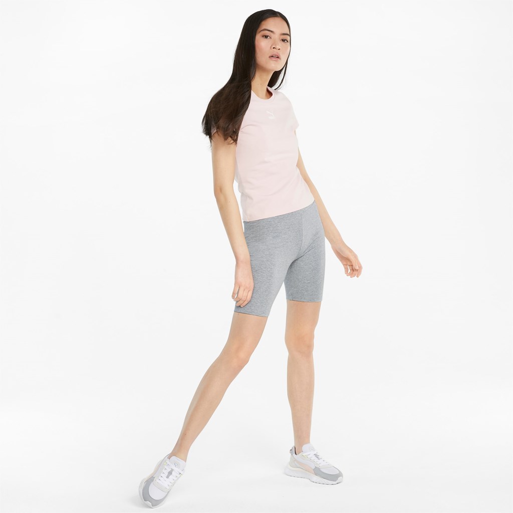 Puma Classics Kort Leggings Dame Lyse | 192XYEGCP