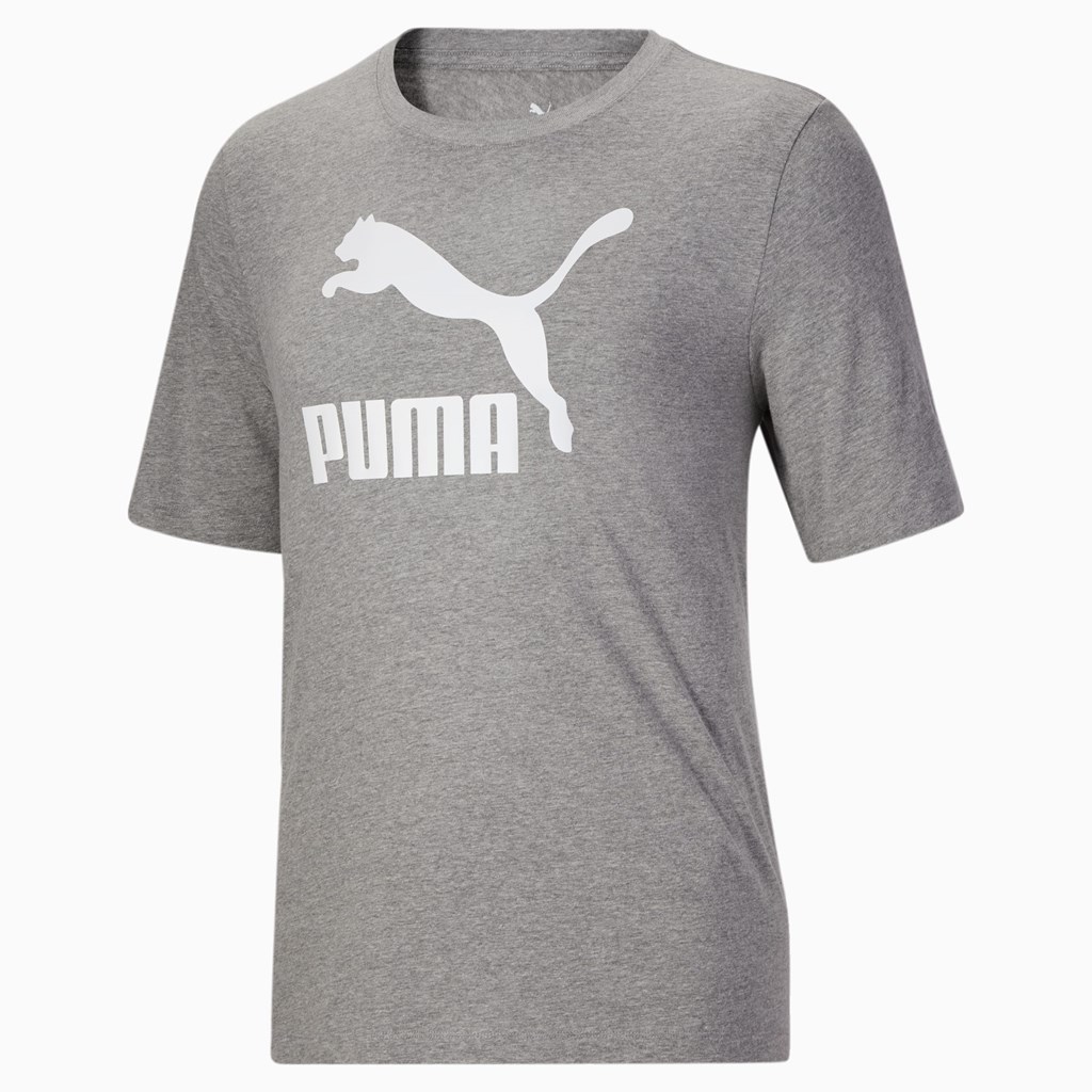 Puma Classics Logo BT Løpe Tskjorte Herre Hvite | 621TREFIG