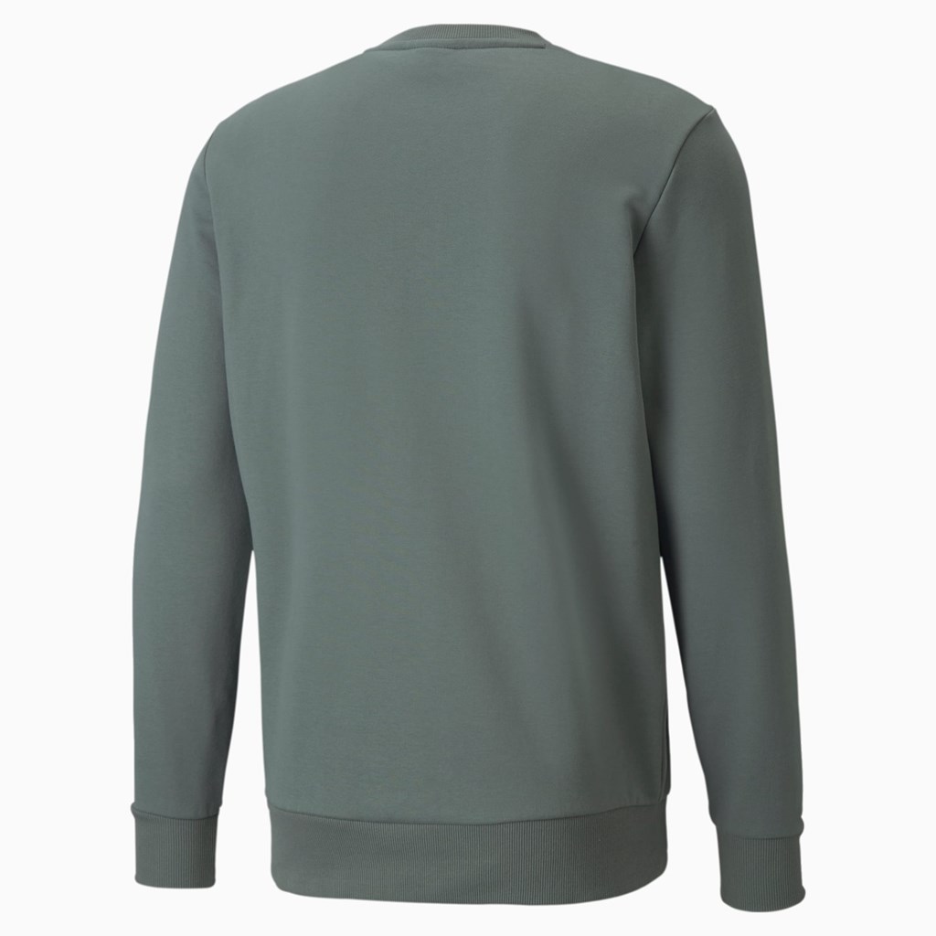 Puma Classics Logo Crew Neck Gensere Herre Grønn | IW3501479