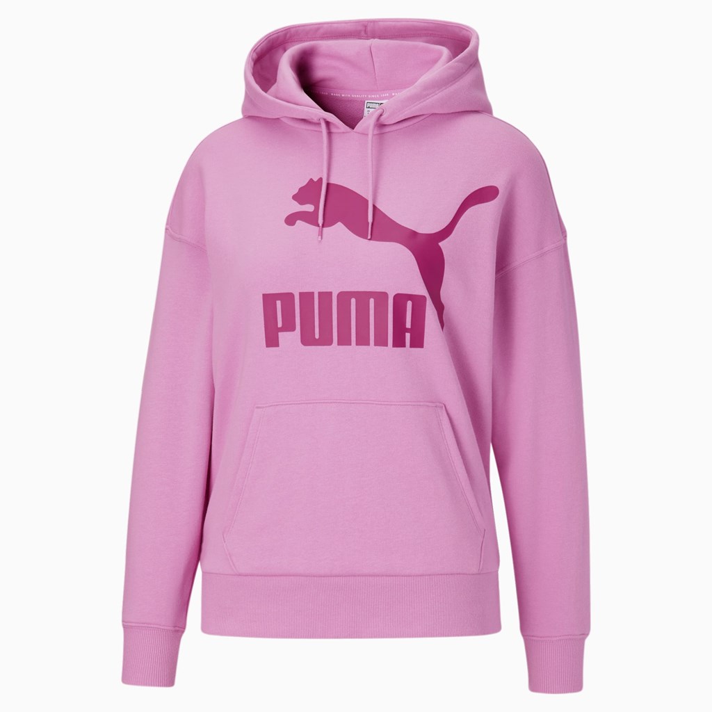 Puma Classics Logo Hettegensere Dame Opera Mauve | 420KIQREF