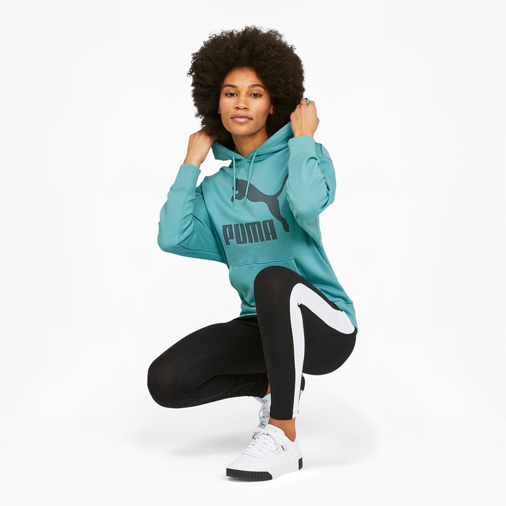 Puma Classics Logo Hettegensere Dame Porcelain | 970GCEHDB