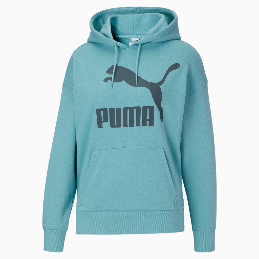 Puma Classics Logo Hettegensere Dame Porcelain | 970GCEHDB